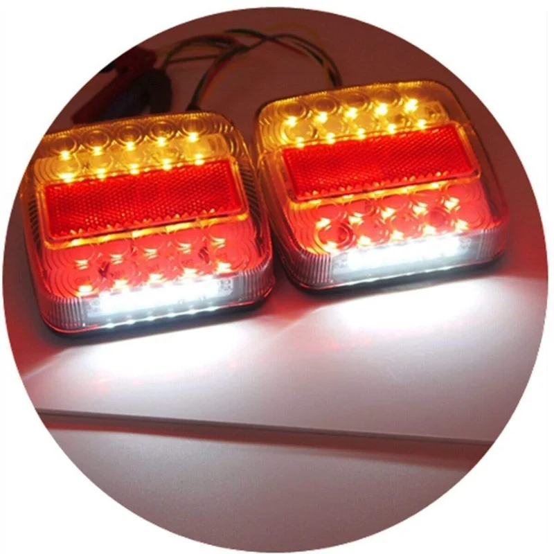 Trailer Trucks Rücklicht Auto 26LED Rücklicht Fahrtrichtungsanzeiger Rückleuchten Wasserdichte Rücklichtteile 12V