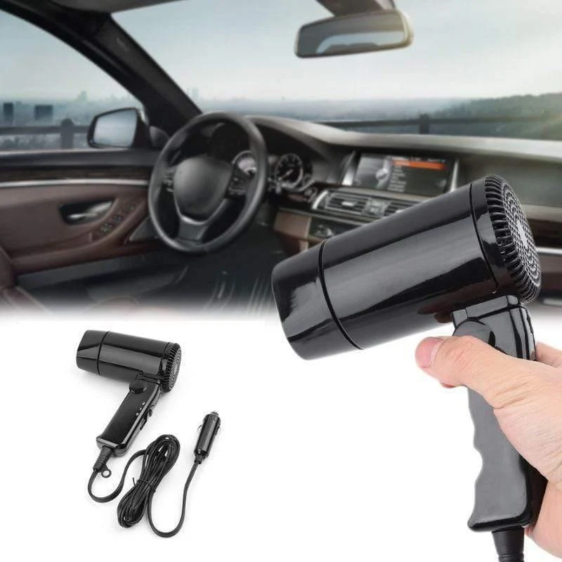 12V Portable Caravan Folding Fön Auto Haar Super Auto Travel Fön Schnelltrocknend für Wohnmobil-Boote