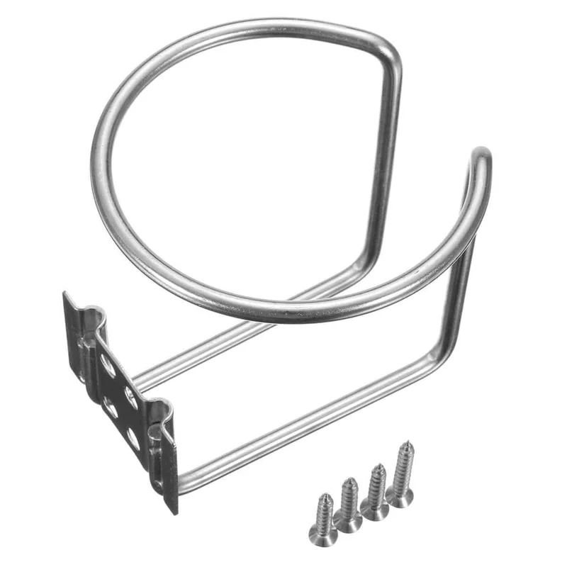 2 stücke Universal-Boot Ring Getränkehalter Wasser Getränk Getränkeflasche Ständer Halter Für Marine Boot Yacht Lkw RV 304 Edelstahl stahl
