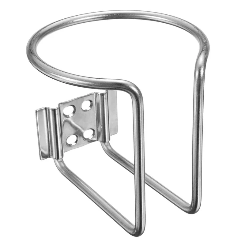 2 stücke Universal-Boot Ring Getränkehalter Wasser Getränk Getränkeflasche Ständer Halter Für Marine Boot Yacht Lkw RV 304 Edelstahl stahl