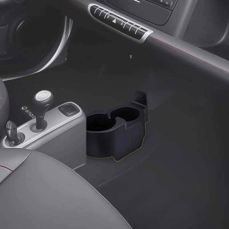 Getränkehalter fürs Auto, Becherhalterung, Mittelkonsole, doppelter tiefer Becherhalter für Smart Fortwo 451 2007-2015, Auto-Flaschen-Organizer