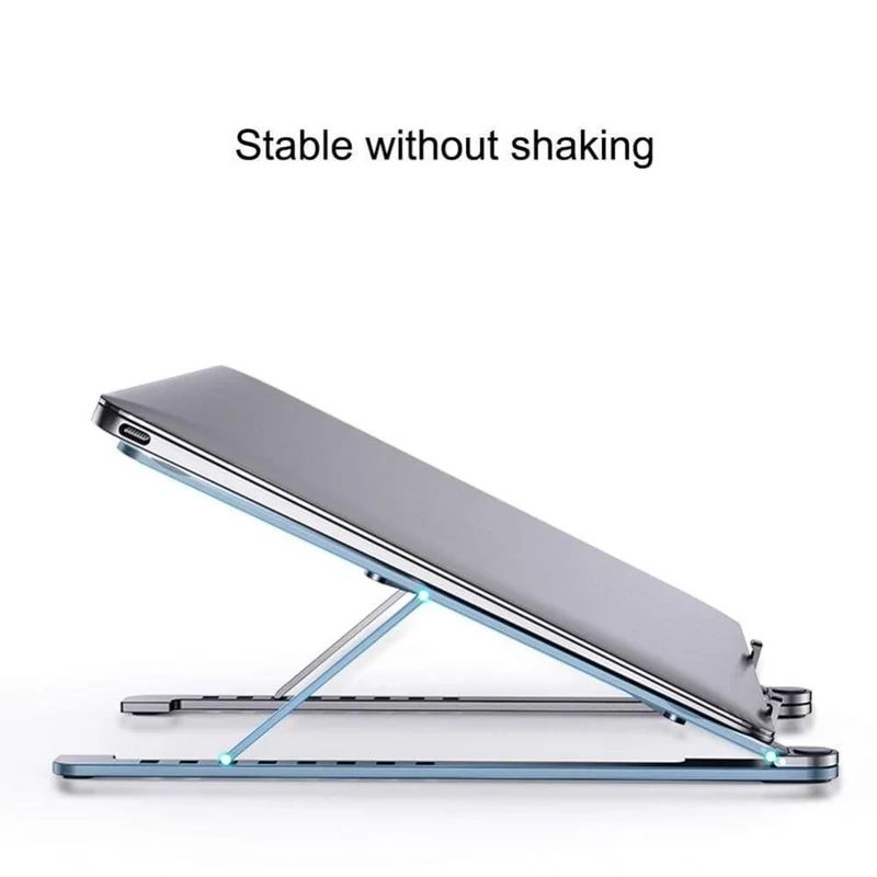 Kühlregal, zusammenklappbar, verstellbarer Winkel, Aluminiumlegierung, tragbarer Desktop-Halter, Büro, universeller, rutschfester Laptopständer