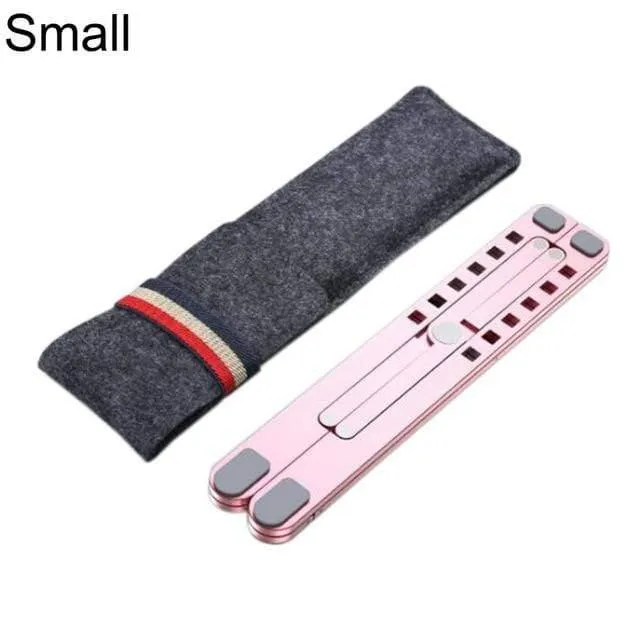 Kühlregal, zusammenklappbar, verstellbarer Winkel, Aluminiumlegierung, tragbarer Desktop-Halter, Büro, universeller, rutschfester Laptopständer