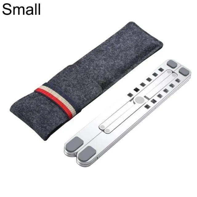 Kühlregal, zusammenklappbar, verstellbarer Winkel, Aluminiumlegierung, tragbarer Desktop-Halter, Büro, universeller, rutschfester Laptopständer