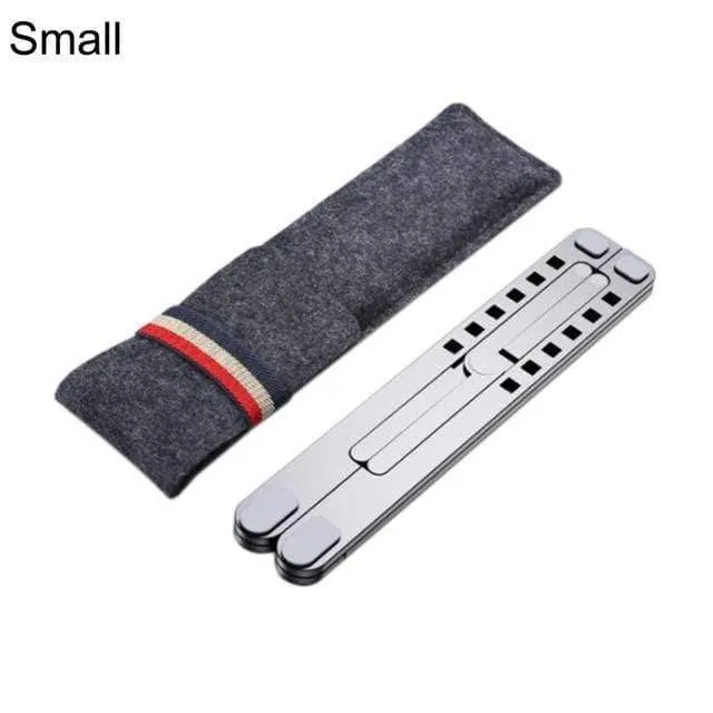 Kühlregal, zusammenklappbar, verstellbarer Winkel, Aluminiumlegierung, tragbarer Desktop-Halter, Büro, universeller, rutschfester Laptopständer