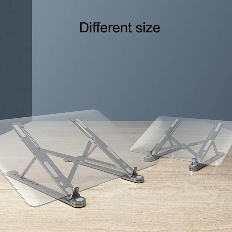 Kühlregal, zusammenklappbar, verstellbarer Winkel, Aluminiumlegierung, tragbarer Desktop-Halter, Büro, universeller, rutschfester Laptopständer