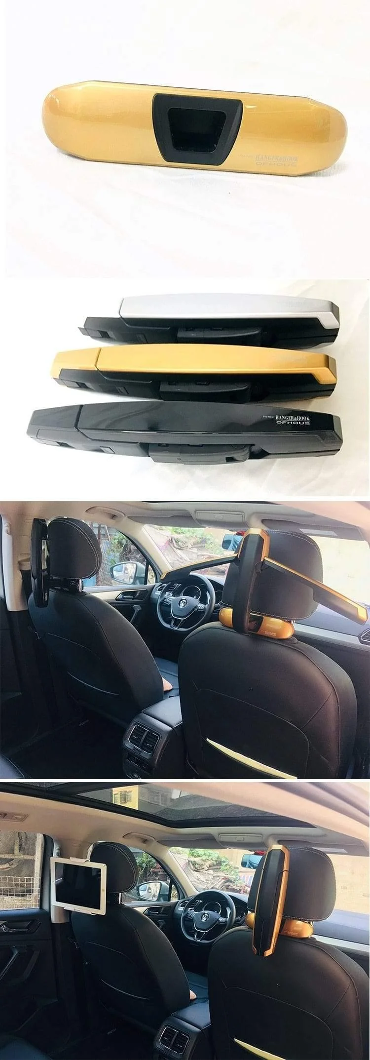 Auto Kleiderbügel Mutifunction Autositz Zurück Clip Kleidung Anzug Jacke Slip Hanger Folding Fahrzeug Verschluss Rücksitz Kleiderbügel