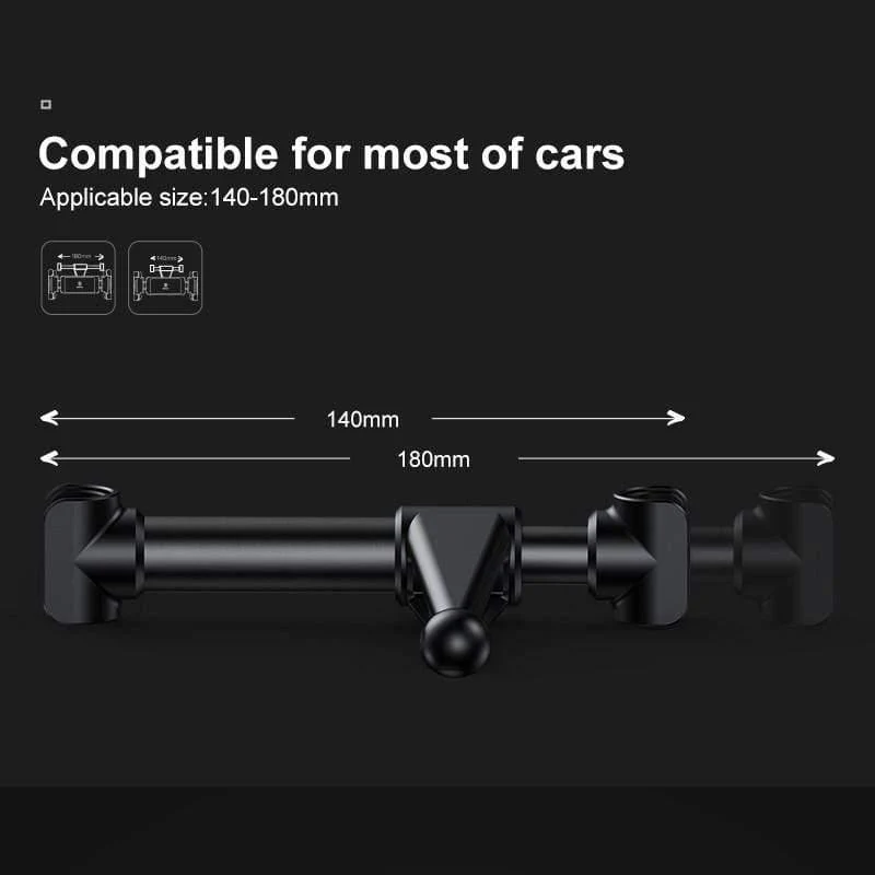 Baseus Auto-Rücksitz-Kopfstützenhalterung für iPad 4.7-12.9 Zoll 360-Grad-Drehung Universal-Tablet-PC Auto-Autotelefonhalterständer
