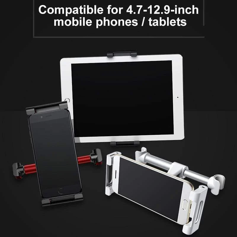 Baseus Auto-Rücksitz-Kopfstützenhalterung für iPad 4.7-12.9 Zoll 360-Grad-Drehung Universal-Tablet-PC Auto-Autotelefonhalterständer