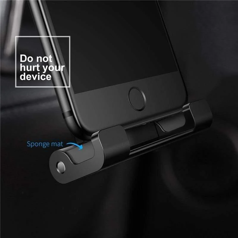 Baseus Auto-Rücksitz-Kopfstützenhalterung für iPad 4.7-12.9 Zoll 360-Grad-Drehung Universal-Tablet-PC Auto-Autotelefonhalterständer