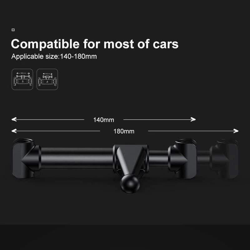 Baseus Auto-Rücksitz-Kopfstützenhalterung für iPad 4.7-12.9 Zoll 360-Grad-Drehung Universal-Tablet-PC Auto-Autotelefonhalterständer