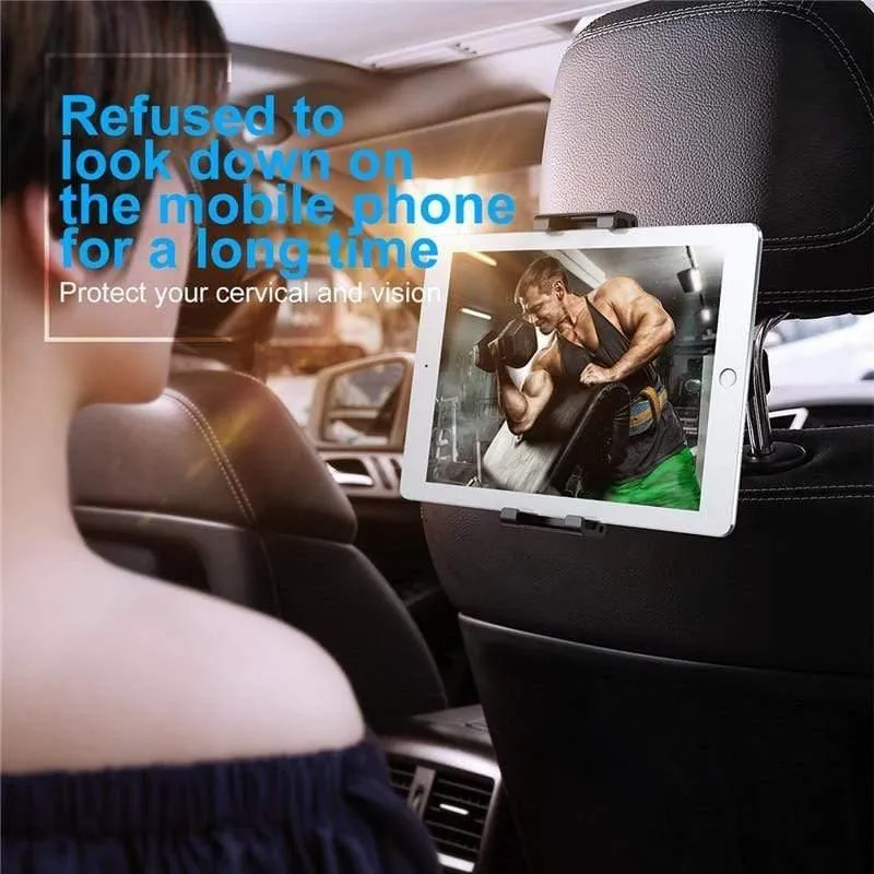 Baseus Auto-Rücksitz-Kopfstützenhalterung für iPad 4.7-12.9 Zoll 360-Grad-Drehung Universal-Tablet-PC Auto-Autotelefonhalterständer