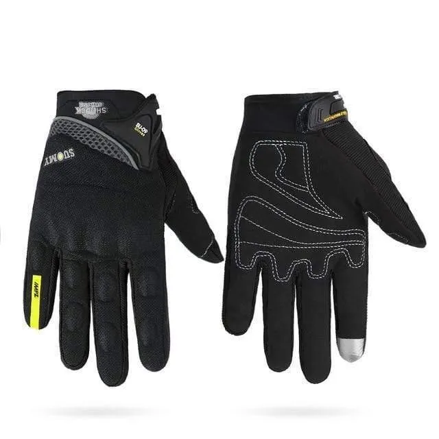 Motorradhandschuhe Herren 100% wasserdichte, winddichte Winter-Moto-Handschuhe mit Touchscreen, Gant Moto Guantes, Motorrad-Reithandschuhe