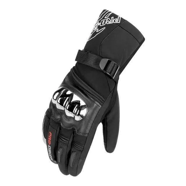 Motorradhandschuhe Herren 100% wasserdichte, winddichte Winter-Moto-Handschuhe mit Touchscreen, Gant Moto Guantes, Motorrad-Reithandschuhe