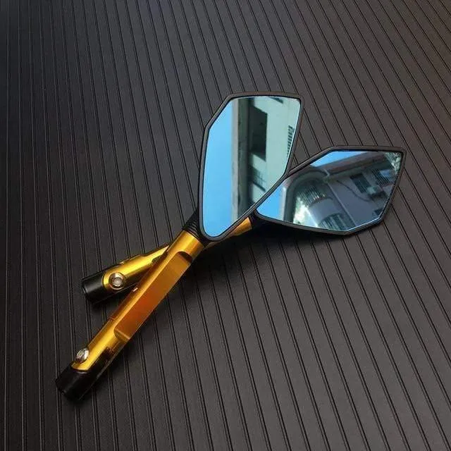 Motorrad Motorrad Große Rückspiegel Klappspiegel CNC Aluminium Einstellung für KAWASAKI HONDA SUZUKI YAMAHA DUCATI KTM