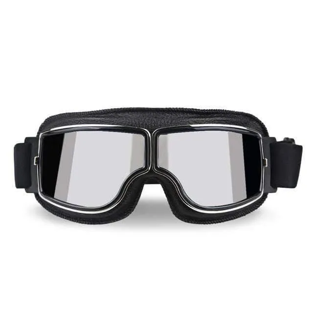 Universal Vintage Motorrad Brille Motorrad Roller Biker Brille Helm Brille Faltbar Für Harley