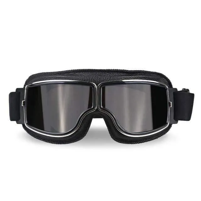 Universal Vintage Motorrad Brille Motorrad Roller Biker Brille Helm Brille Faltbar Für Harley