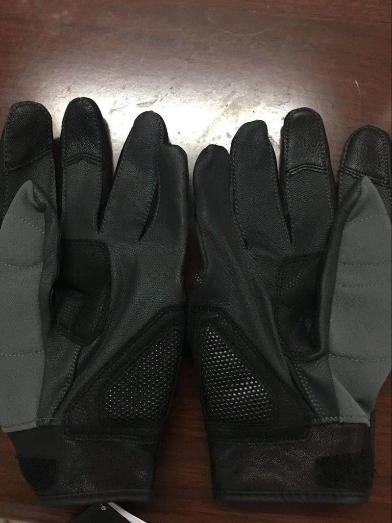 Motorrad Rally GS Handschuhe FÜR BMW GS1200 GS Radfahren Orange Blau Lederhandschuhe