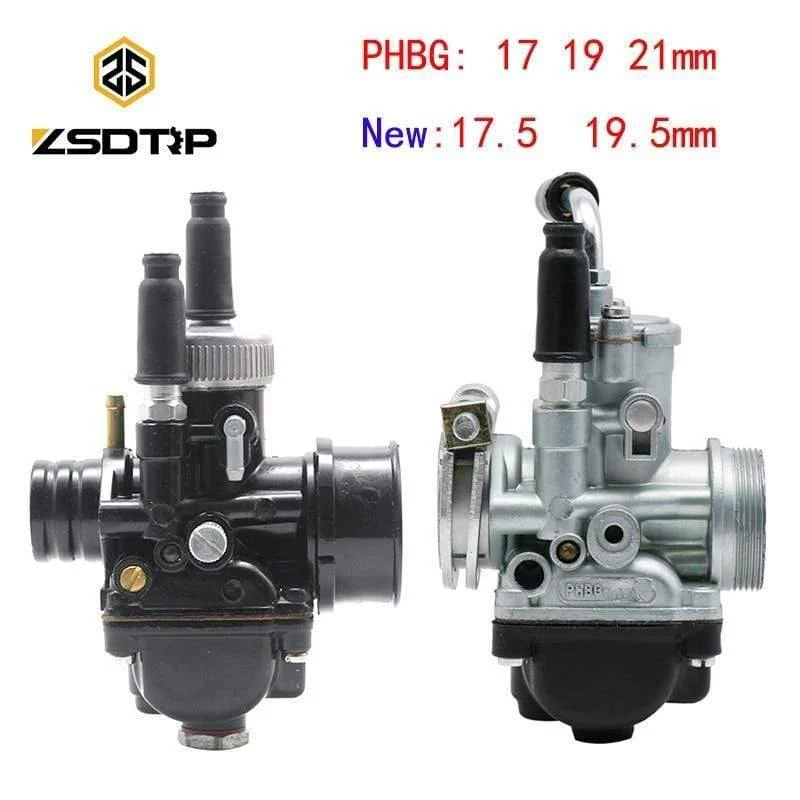 ZSDTRP 17mm 19mm 21mm Dellorto PHBG DS Schwarz Racing Vergaser Vergaser DIO JOG 50cc 90cc BWS100 für Puch Yamaha Zuma