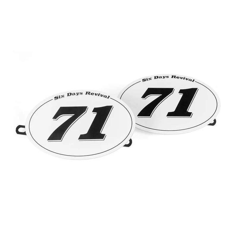 Vintage Motorcylce Kennzeichenhalter 2pcs für MOTO CAFE RACER Scrambler für YAMAHA Cafe Racer