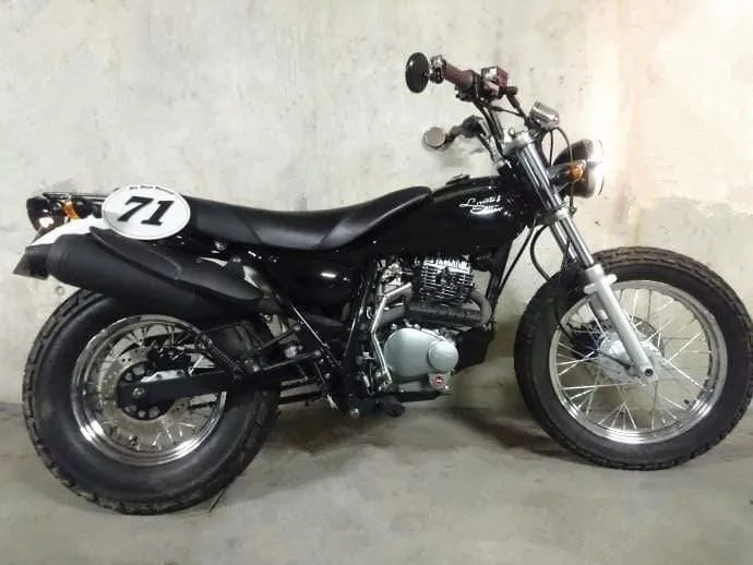 Vintage Motorcylce Kennzeichenhalter 2pcs für MOTO CAFE RACER Scrambler für YAMAHA Cafe Racer