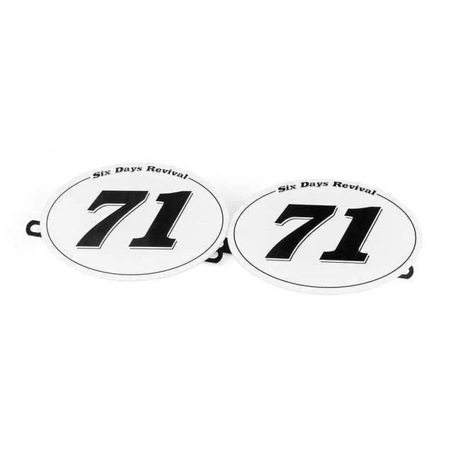 Vintage Motorcylce Kennzeichenhalter 2pcs für MOTO CAFE RACER Scrambler für YAMAHA Cafe Racer