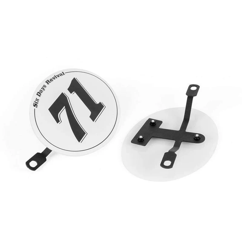 Vintage Motorcylce Kennzeichenhalter 2pcs für MOTO CAFE RACER Scrambler für YAMAHA Cafe Racer