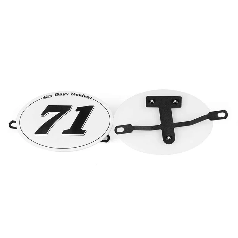 Vintage Motorcylce Kennzeichenhalter 2pcs für MOTO CAFE RACER Scrambler für YAMAHA Cafe Racer