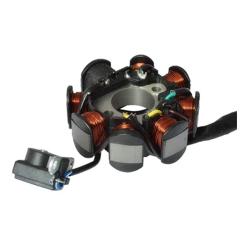 Motorrad 5 Draht 8 Pole Volle Welle Für GY6-125 152QMI 157QMJ Magneto Stator Spule Generator Roller Moped ATV Dirt Bike Taotao