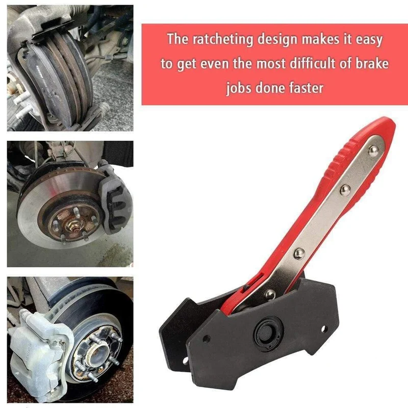Ratsche Bremssattel Kolben Spreizer Presswerkzeug Auto Reparatur Werkzeug Zubehör Twin Quad Separator Pad Installieren Multi-tool kit
