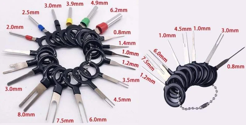 26pcs / kit ATV Motorrad Auto Draht Terminal Removal Tool Kabel Verdrahtung Stecker Pin Extractor Puller Für Zerlegen Automotive