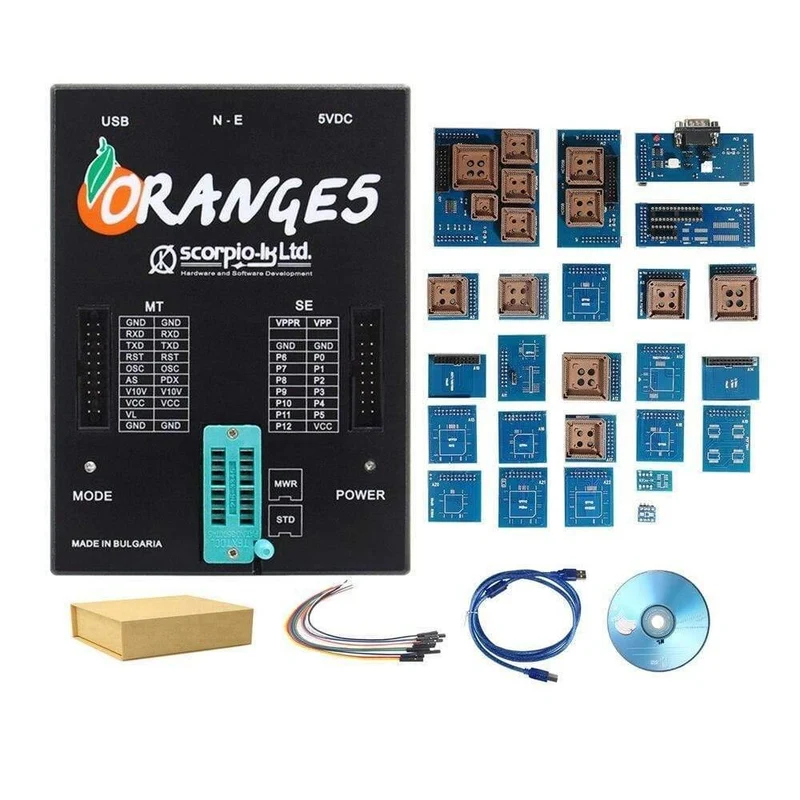 Orange 5-Volladapter OEM-Programmiergerätehardware + Software mit erweiterten Funktionen V1.34 Orange5 Holen Sie sich den kostenlosen 2 Fix Pen