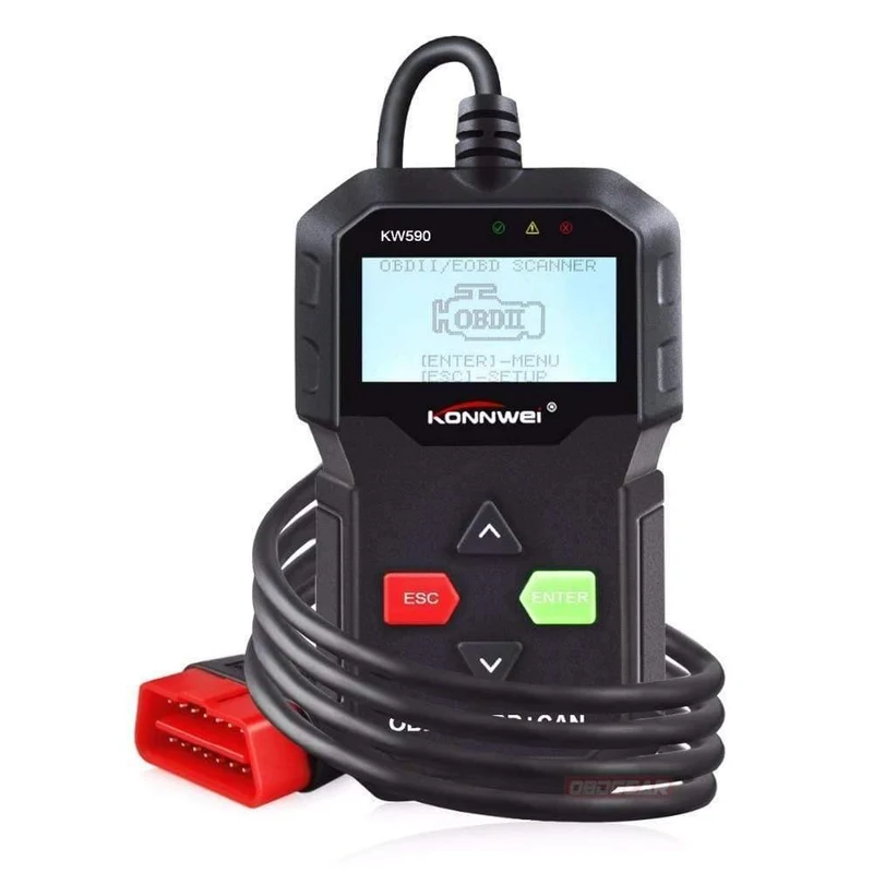 OBD2 Scanner Autodiagnosescanner KONNWEI KW590 OBD 2 Selbstdiagnosewerkzeug Besser ELM327 ODB2 Selbstdiagnosescanner