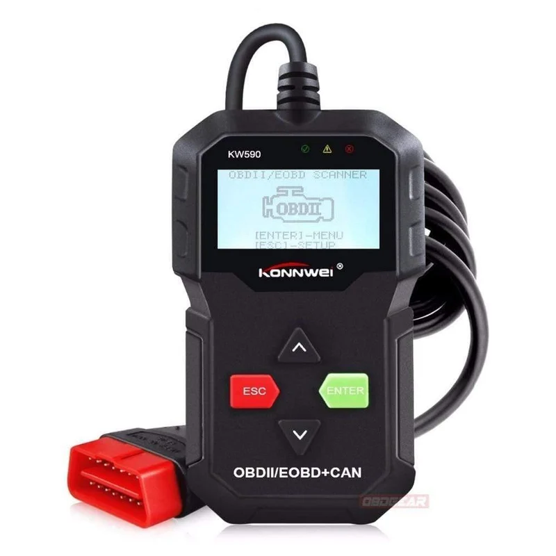 OBD2 Scanner Autodiagnosescanner KONNWEI KW590 OBD 2 Selbstdiagnosewerkzeug Besser ELM327 ODB2 Selbstdiagnosescanner