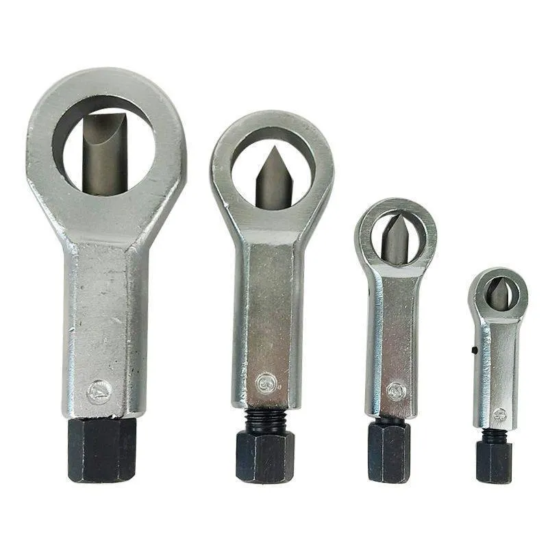 1Pcs Heavy Duty Rostfrei Beschädigter Mutternsplitter-Entferner Rostiger Mutternsplitter-Schlüssel Entfernen Schneidwerkzeug Stahlschlüssel Sechskant