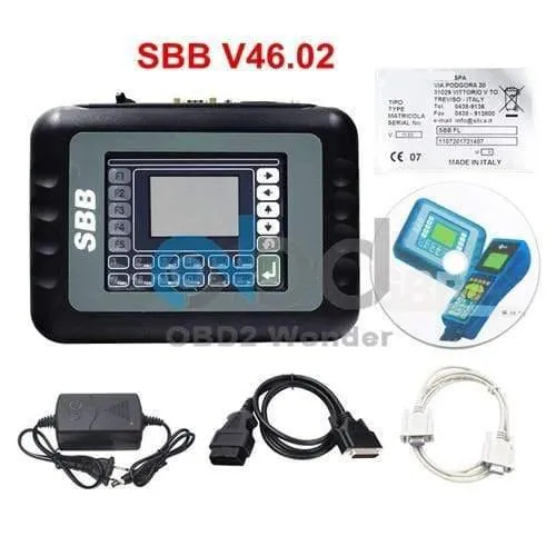 SBB Pro2 V48.88 V48.99 V46.02 + Mini Zedbull Autoschlüsselprogrammierer SBB Pro 2 48.88 48.99 Version Zed Bull OBD2 Schlüsselhersteller