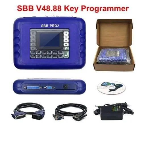 SBB Pro2 V48.88 V48.99 V46.02 + Mini Zedbull Autoschlüsselprogrammierer SBB Pro 2 48.88 48.99 Version Zed Bull OBD2 Schlüsselhersteller