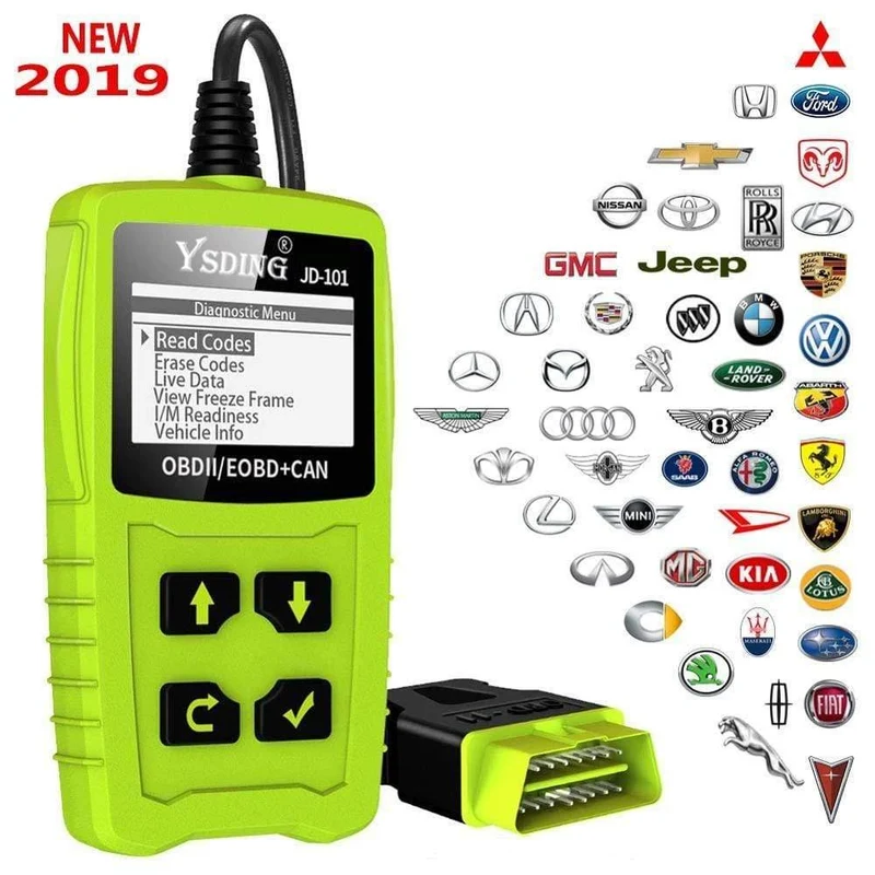 101 OBD2 Kfz-Scanner OBD-Autodiagnosewerkzeug im russischen Codeleser Universal-OBD2-Scanner Besser als ELM327