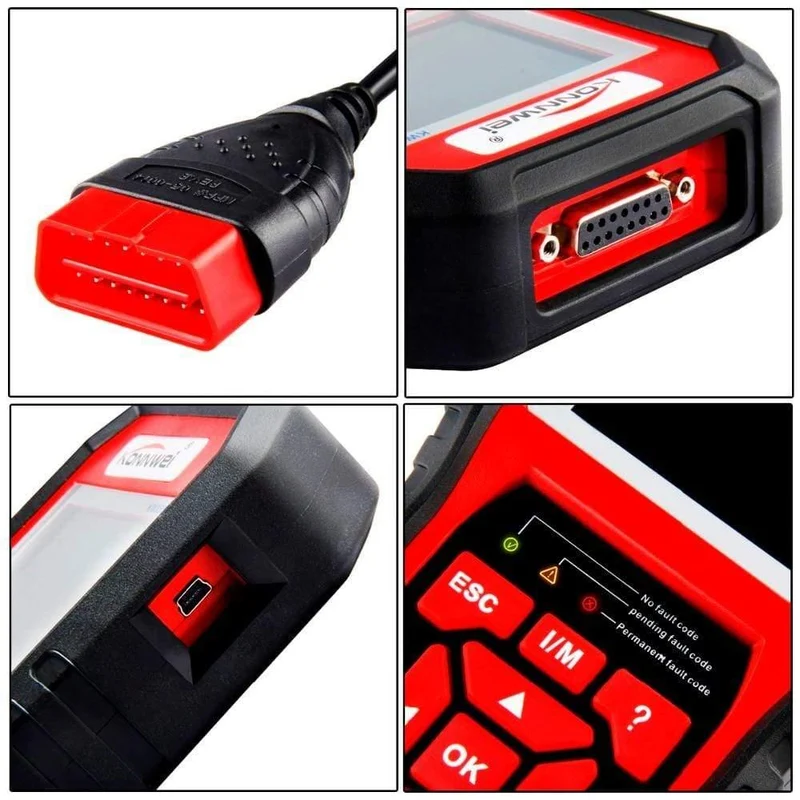 OBD 2-Auto-Scanner, OBD2-Scanner, KONNWEI KW850, vollständiger ODB2-Scanner, unterstützt mehrsprachige ODB 2-Autodiagnosescanner