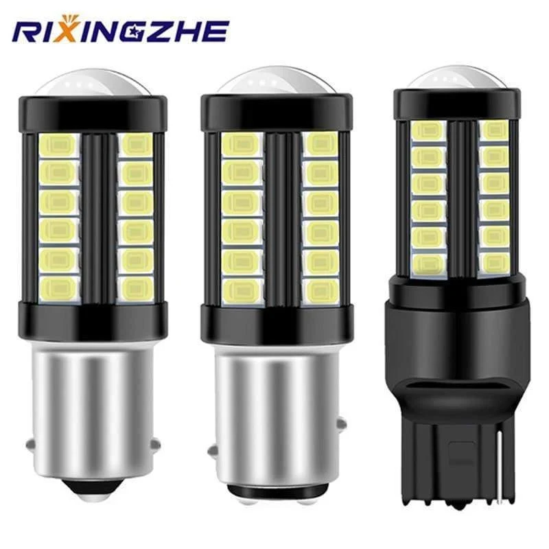 1PC Super Bright 33SMD P21W PY21W 7440 7443 1157 P21 / 5W BAY15D BA15S BAU15S W21W W21 / 5W 5630N 12N Auto-Bremslichter XN