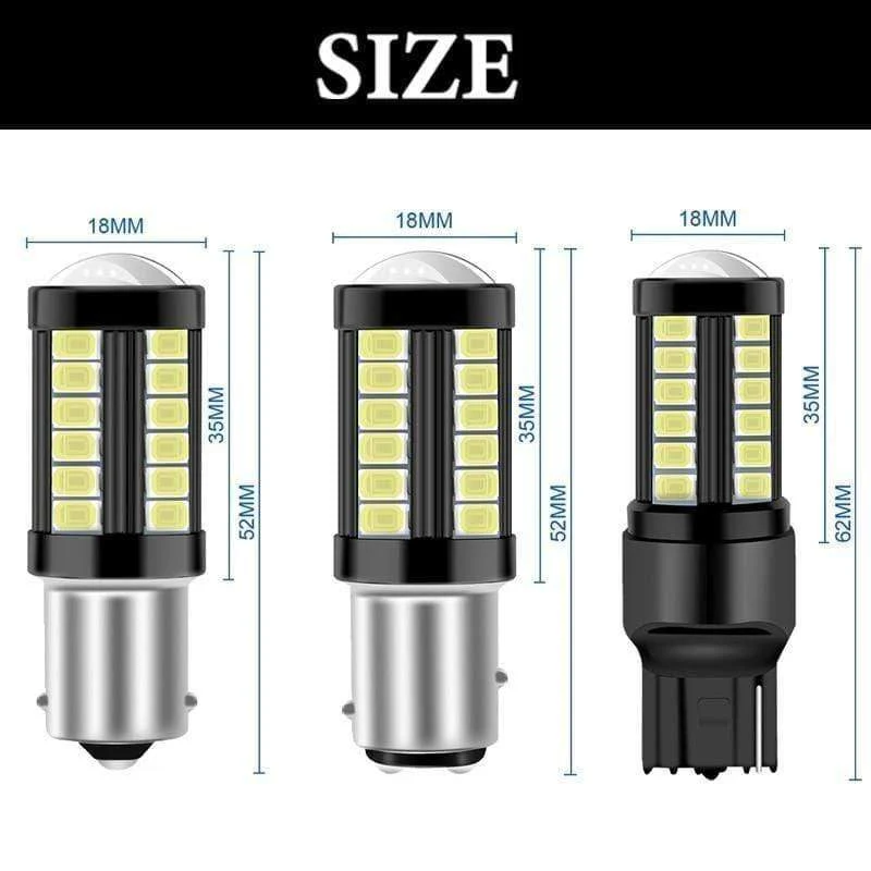 1PC Super Bright 33SMD P21W PY21W 7440 7443 1157 P21 / 5W BAY15D BA15S BAU15S W21W W21 / 5W 5630N 12N Auto-Bremslichter XN