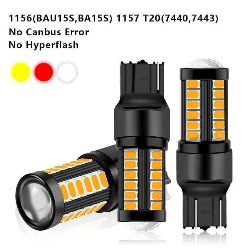 1PC Super Bright 33SMD P21W PY21W 7440 7443 1157 P21 / 5W BAY15D BA15S BAU15S W21W W21 / 5W 5630N 12N Auto-Bremslichter XN