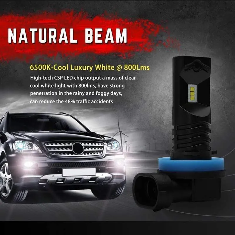 2pcs 1600Lm H11 H8 LED H7 Autolampen LED-Lampen 9005 HB3 9006 HB4 H1 H3 H10 H16EU Weiße Nebelscheinwerfer 6500K 12V Fahrlicht