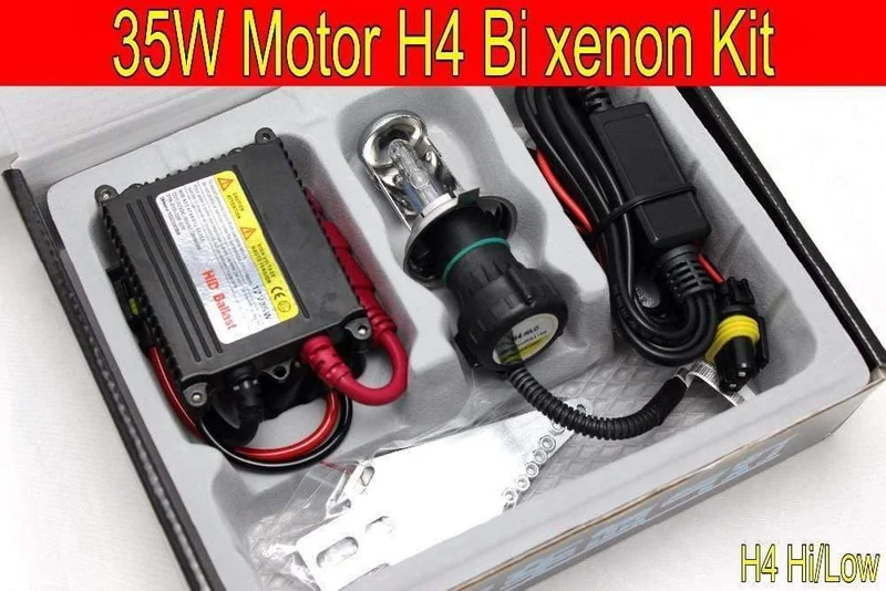 1-Set Hochwertiges 35W H4 Hi / Low-Bi-Xenon-Motorrad-HID-Xenon-Umbausatz, 3000K, 4300K, 6000K, 8000K, 10000K