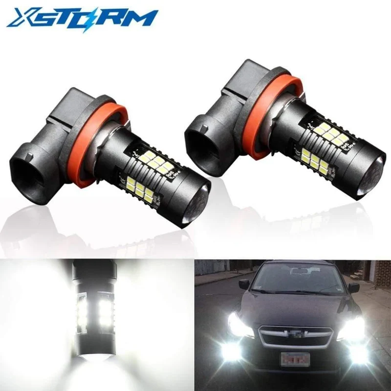 2 Stücke H8 H11 Led HB4 9006 HB3 9005 Nebelscheinwerfer Birne 3030SMD 1200LM 6000K Weiß Auto Fahren Laufen Lampe Auto Leds Licht 12V 24V