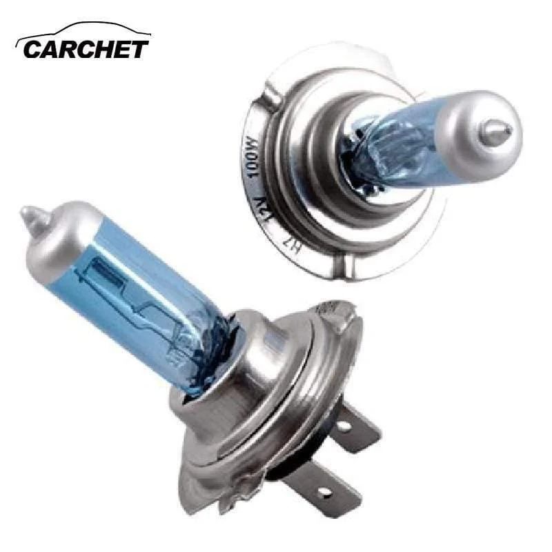 10PCS 12V 100W Weiß 6500k Blau Autoscheinwerfer Lampen Schwamm H7 Autoscheinwerfer 12V Universal Autoscheinwerfer