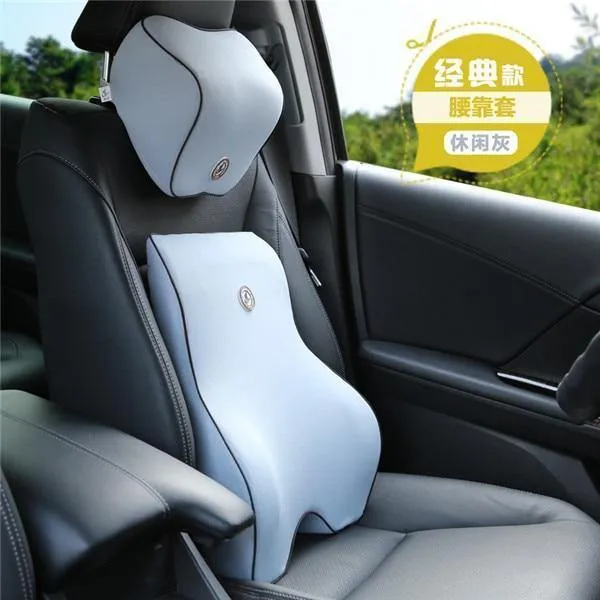 1Set Auto Autositz Unterstützt Lendenkissen Kopfstütze Nackenstütze Memory Foam Kreuzschmerzen Orthopädie Körperkissen