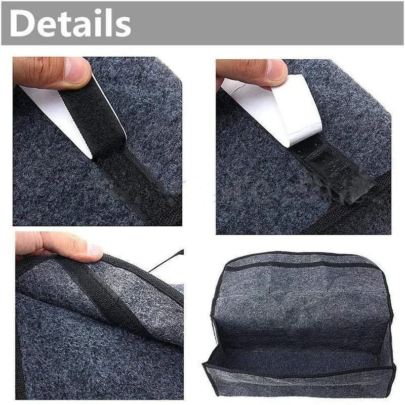 Auto Stamm Box Lagerung Tasche Tragbare Auto Sitz Zurück Hinten Reise Organiz Lagerung Faltbare Werkzeug Tasche Halter Hinten Zubehör