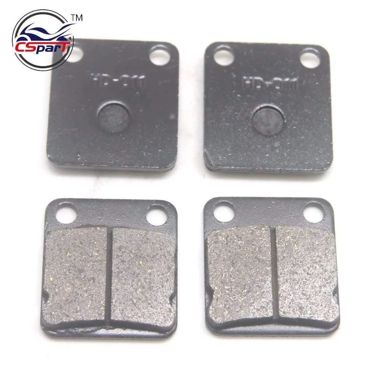 2 Paar Bremsbeläge 41 mm x 45 mm für 50 cc, 70 cc, 90 cc, 110 cc, 125 cc, 140 cc, 150 cc, 160 cc, Pit Dirt Bike, ATV, Quad, Motorrad, Roller