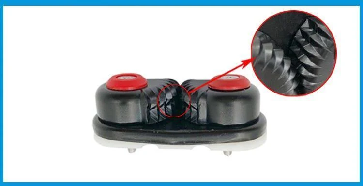 Schwarz eloxiertes Aluminium Nockenklemme Nockenklemme Matic Fairlead Marine Sailing Segelboot Kayak Kanu Beiboot Zubehör